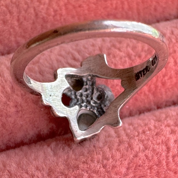 Vintage Black Hills Gold 925 Sterling Silver 12K Yellow & Rose Gold Rose Ring - Picture 6 of 14